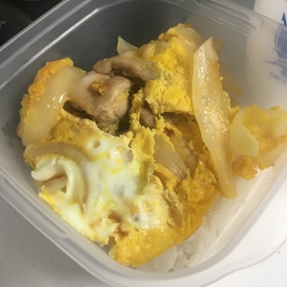 簡単！めんつゆで親子丼